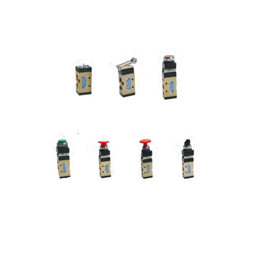 IRENEYMK 1 Pcs MSV Series 2-Position 5-Way Mechanical Valve Pneumatic Manual Valve Switch MSV-86522 MSV-98322 MSV-86522R/PP/PPL/PB/EB/TB 30mm Aperture(MSV-86522PP)