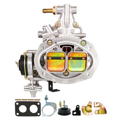 Condgreemee Carburetor 2 Barrel for Weber EMPI 32/36 DFEV 32x36 carb for VW Bug 1976-1983 Mazda B2600 Caravan Dodge Arrow Sedan Pickup 2.0L 2.6L Fiat 124/131 Engines Carb with Electrical choke