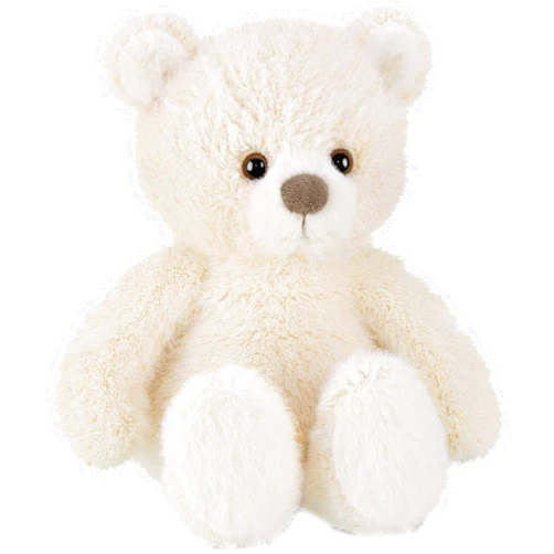Bearington Collection Bearington Tucker Off White Plush Teddy Bear Stuffed Animal, 11 Inch