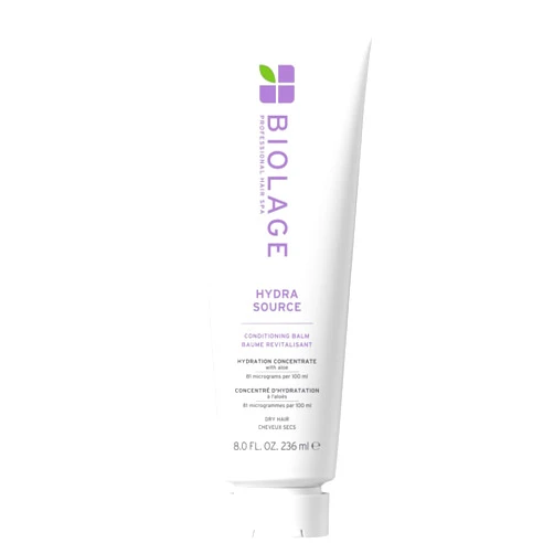 Biolage Hydra Source Conditioning Balm - Moisturizes, Detangles & Adds Softness, For Dry Hair, Infused with Fermented Aloe & Micro-Filtered Hyaluronic Acid, Vegan & Paraben-Free