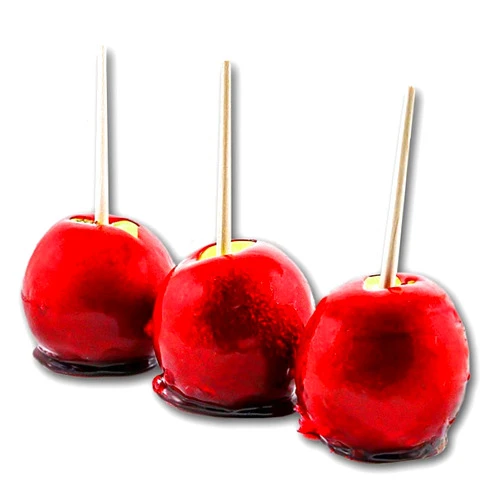 US Sweets Candy Apple 3 Pack - Granny Smith Apples Dipped in Sweet Red Cinnamon Candy | Candied Apples | Delicious Gift | Handmade in Small Batches | Guaranteed to Arrive Fresh