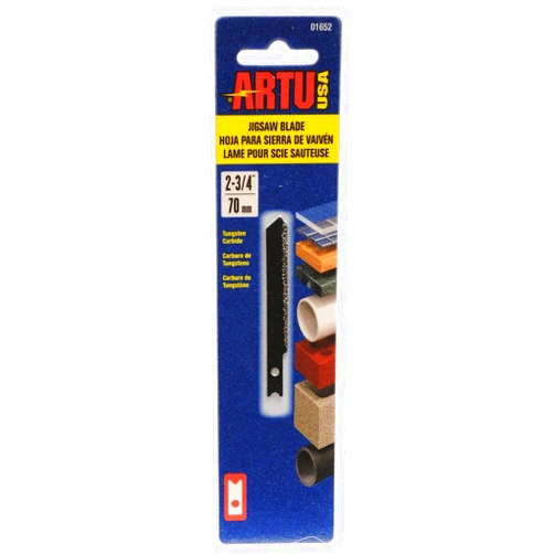 Artu 2-3/4In Tungsten Carbide Grit Jigsaw Blade - U Shank
