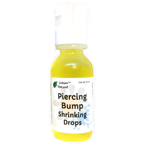 Urban ReLeaf Piercing Bump Shrinking Drops! Keloid Bumps Gentle Effective Aftercare Solution. Natural Essential Oils. Fast Removal Help for Scars Nodules Cartilage Nose Ear Spots. Clean Soothe