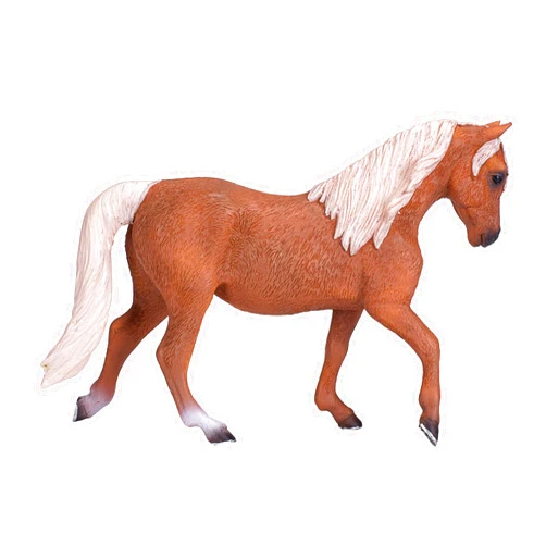 MOJO Morgan Stallion Palomino Realistic Equestrian Horse Club Hand Painted Toy Figurine