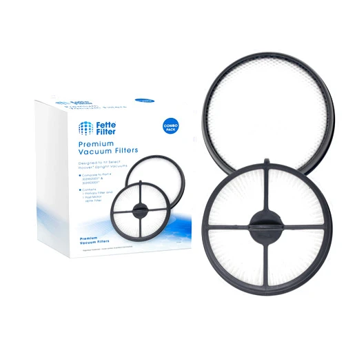 Fette Filter - Filter Kit Compatible with Hoover 303903001 & 303902001 WindTunnel Air Bagless Upright, fits UH70400 & UH70405 Models - Pack of 2