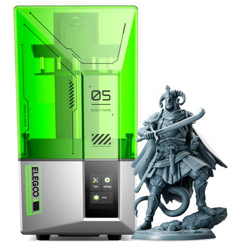 ELEGOO Mars 5 Resin 3D Printer with 4K Mono LCD,Automatic Leveling, Desktop 3D Printer with Printing Size of 5.65 * 3.53 * 5.91 inches