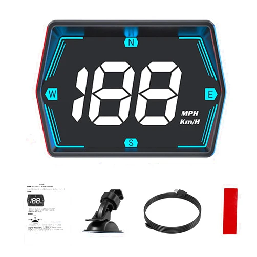 ROYALEAD Advanced Automotive HUD Device Comprehensive Driving Assistant HUD ABS for Enhances Road Safes & Navigation