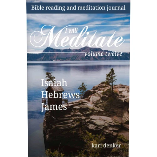 Kari Denker I Will Meditate Volume 12: Isaiah, Hebrews, and James