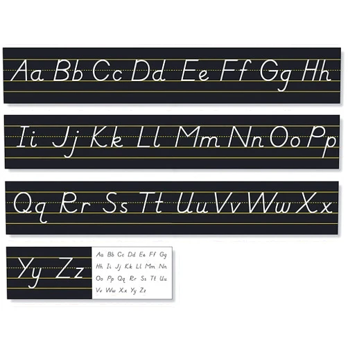 North Star Teacher Resources Black Modern Manuscript Alphabet Line (NST9032)