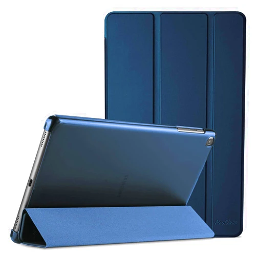 ProCase Slim Case for Galaxy Tab A 10.1 2019 Model T510 T515 T517, Lightweight Stand Case Shell Cover for 10.1 Inch Galaxy Tab A Tablet SM-T510 SM-T515 SM-T517 2019 Release -Navy