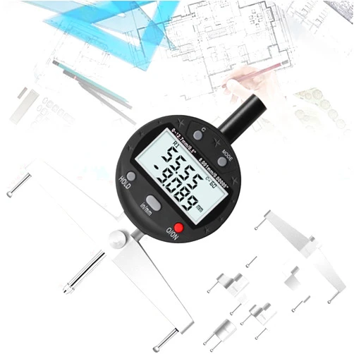 MLYYYDSS High Accuracy Digital Radius Gauge, Electronic Inside and Outside Radius Measurement Tool with 5 Changeable Measuring Jaw, Radius Indicator Use