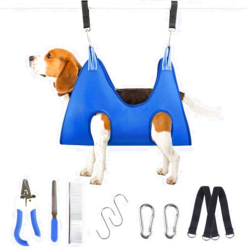 YXWUIVP Big Dog Grooming Hammock 10 in 1 Dog Hammock for Grooming Nail Trimming Dog Grooming Harness for Large Dogs 50LB Heavy Duty Dog Nail Clipper Hammock