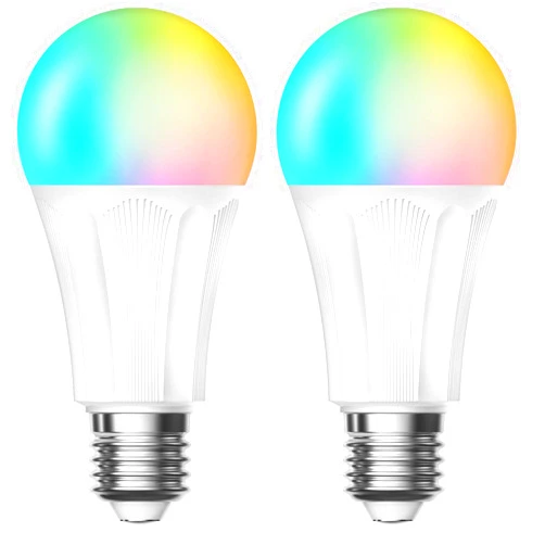 Amysen Smart Bulbs Smysen: Smart Light Bulb, Smart Bulb Alexa Amysen,810 Lumen, A19 LED Smart Home Light Bulb, Compatible with Alexa and The Google Assistant, No Hub Required 2-Pack