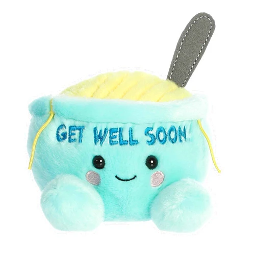 Aurora® Adorable Palm Pals™ Welly Chicken Soup™ Stuffed Animal - Pocket-Sized Play - Collectable Fun - Blue 5 Inches