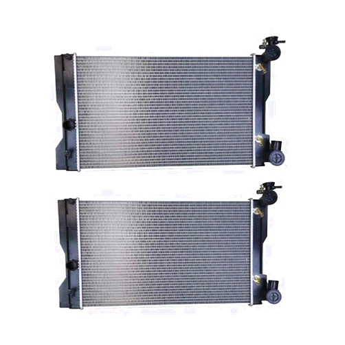 DUST GLOW 2 Set of - Radiator Front Side Row Direct with Automatic Transmission for Pontiac for Vibe 2009-2010,for Toyota for Corolla 2009-2017 for Matrix 2009-2014