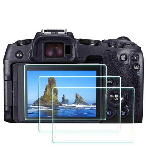 ULBTER EOS RP Glass Screen Protector for Canon EOS RP Mirrorless Digital Camera, ULBTER 9H Tempered Glass Screen Protector Edge to Edge Protection,Anti-Scrach Anti-Fingerprint Anti-Dust Anti-Bubble [3 Pack]