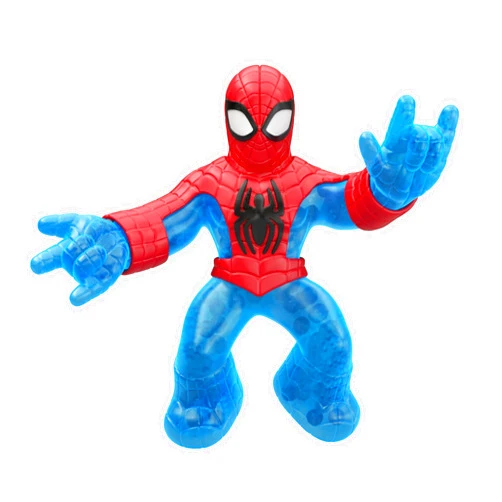 Heroes of Goo Jit Zu Goo Shifters Marvel Enhanced Combat Power Spider-Man. Large 8 Inch Supagoo Hero Pack Stretchy hero with Double Core Attack! Crush The Cores. Transform The Goo