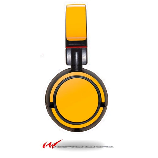 WraptorSkinz Solids Collection Orange - Decal Style Vinyl Skin fits Sony MDR ZX100 Headphones (Headphones NOT Included)