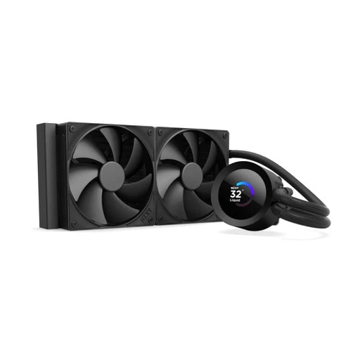 NZXT Kraken Plus 240 – AIO CPU Liquid Cooler – 240mm Radiator – 2 x F120P Fans – Customizable 1.54