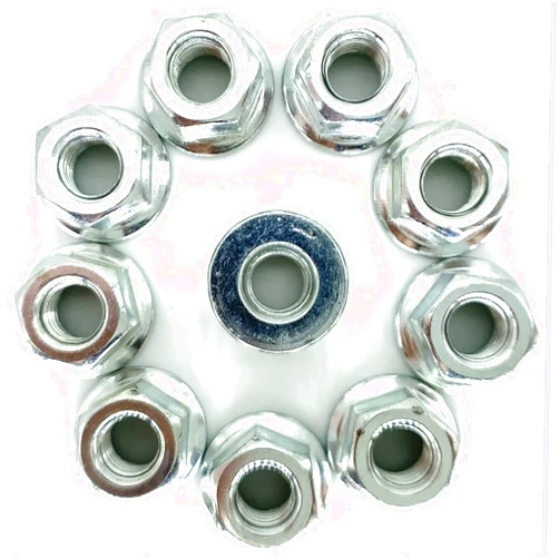 MHYYT Replacement Husqvarna Chainsaw nut Echo bar nut - New 10 Pack Chain Saw Nuts Fits Husqvarna Jonsered Partner Replaces OEM 503220001 Chainsaw Parts and Accessories
