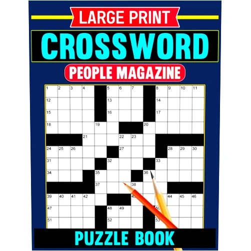 Judith L. Broyles People Magazine Crossword Puzzle Book Large Print: Big Print Puzzles for Easy Reading and Maximum Fun