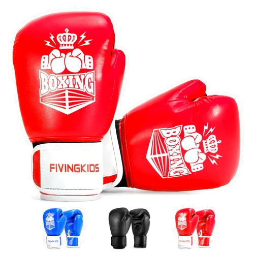 KUANG QUAN FIVING Kids Boxing Gloves for Boys and Girls,Youth Boxing Training Gloves for Kids 3-15,Kids Sparring Boxing Gloves for Punching Bag, Kickboxing, Muay Thai, MMA