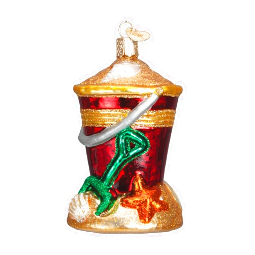 Old World Christmas Old World Glass Blown Ornaments for Christmas Tree Beach Bucket