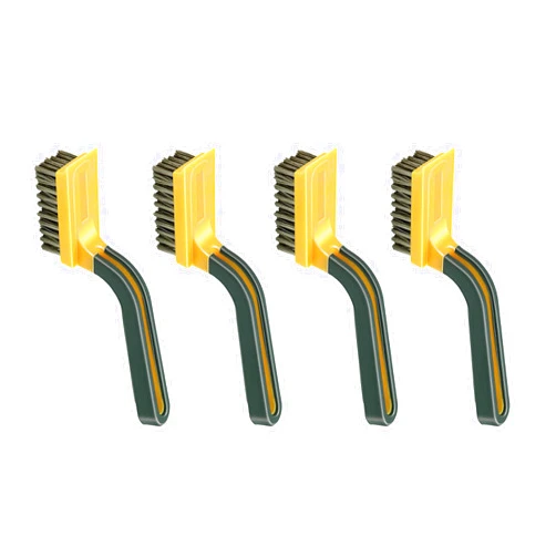 Allway Tools Soft Grip Wide Handle Stainless Steel Stripper Brush, 4 Pack