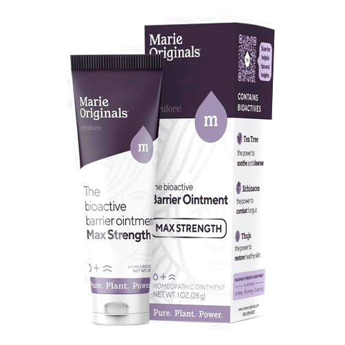 Marie Originals Bioactive Barrier Ointment | Plant-Powered Formula - Rapid Relief for Jock Itch, Ringworm, Anti-Itch, Skin, & Nail Fungus - Fast Recovery Solution -1oz