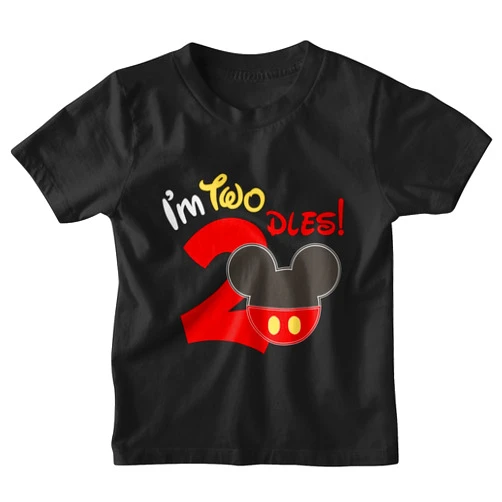 Luke and Lulu 2nd Birthday Shirt Boy - Mouse Themed Short Sleeve Birthday Boy Shirt 2 - Premium 2nd Outfit - Two