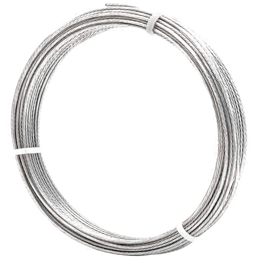 Cerpourt Vinyl Coated Picture Hanging Wire #6 50-Feet Braided Picture Wire Heavy,Supports up to 60lbs for Photo Frame Picture,Artwork,Mirror Hanging(2mm x 15 Meters)