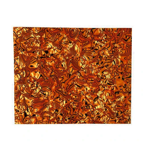 Dopro 25x20cm Tiger Stripe Acoustic Guitar Self Adhesive Scratch Plate Sheet Pickguard Material Sheet