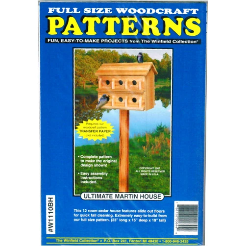 The Winfield Collection Ultimate Martin House Woodworking Project Plan