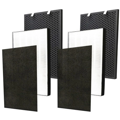 UOUOLONUN Air220 Air320 Replacement 2678 HEPA Filter and 2677 Activated Carbon Filter for BISSELL Air 220 and Air 320 Air Puri-fier, HEPA Filter, Activated Carbon Filter, Pre Filter, 2 Pack