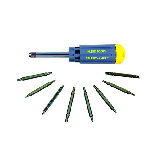 Klenk Tools Select-A-Bit™ Tamperproof Screwdriver 16 Bits DA86370