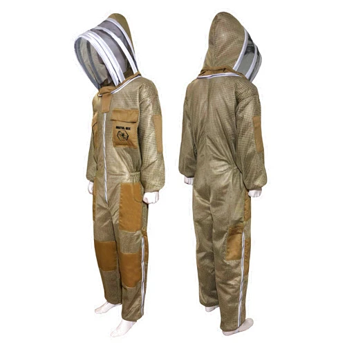 BRUTUL FIGHT Brutul Bee 3 Layer Beekeeping Ultralight Ventilated Suit with Fencing Veil
