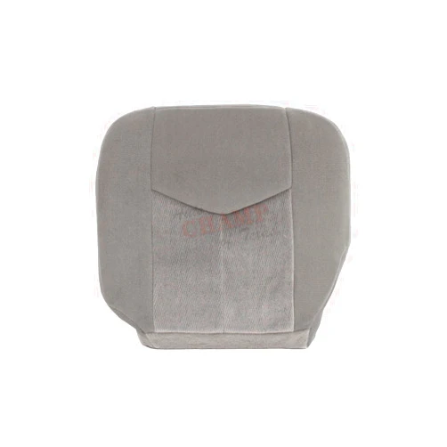 Auto Champ Of Texas Compatible with 2003-2007 GMC Sierra 1500, 2500, 3500 - Driver-Side Bottom Cloth Seat Cover Pewter Gray