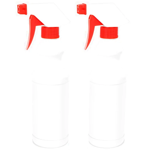 BrightU Spray Bottles,Refillable Empty Spray Bottles for Cleaning Solutions, Plants, Chemicals, and Remove Ice (Red)
