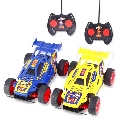 Kidzlane Kids Remote Control Cars – 2 Race Cars Racing Together with All-Direction Drive, 35 ft Range - 2 Pack Remote Control Car Set for Kids - Remote Control car for Boys 4-7 & 8-12