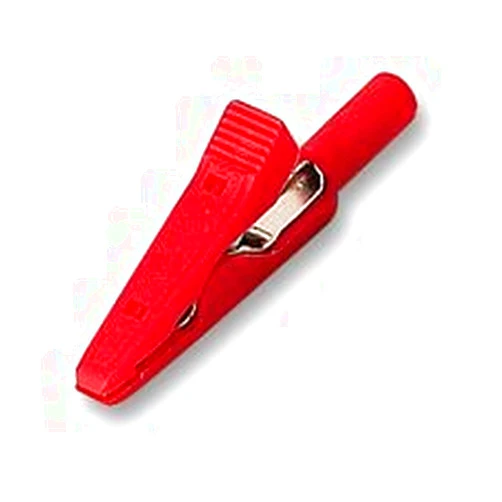 HIRSCHMANN TEST AND MEASUREMENT Alligator Clip, 4Mm, Red, 8A - 930317801