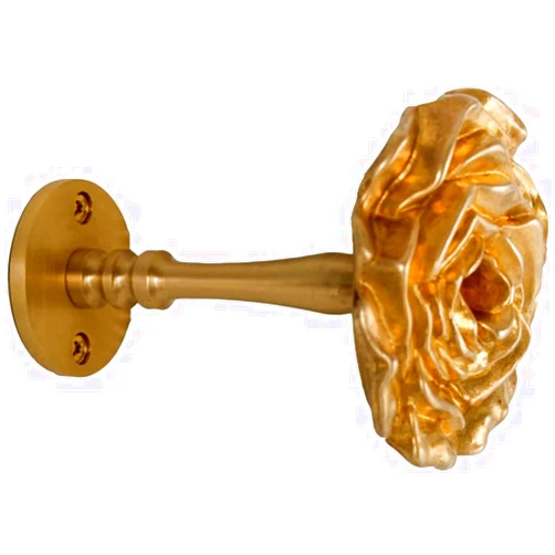 ZMDQD Curtain Tiebacks Curtain Holders Curtain Holdbacks Brass Curtain Hook, Abstract Rose Decor Curtain Tiebacks, Metal Curtain Holders, Wall Hook for Curtain, Decor Hook Curtain Accessories (1pc)