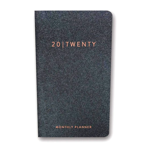 By Orange Circle Studio (Author) Orange Circle Studio 2020 Leatheresque Mini Monthly Planner, August 2019 - December 2020, Charcoal Shimmer