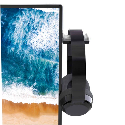TotalMount Monitor Stand for Headphones and Headsets (Premium-Grade Holder Saves Desk Space and Protects Headphones)