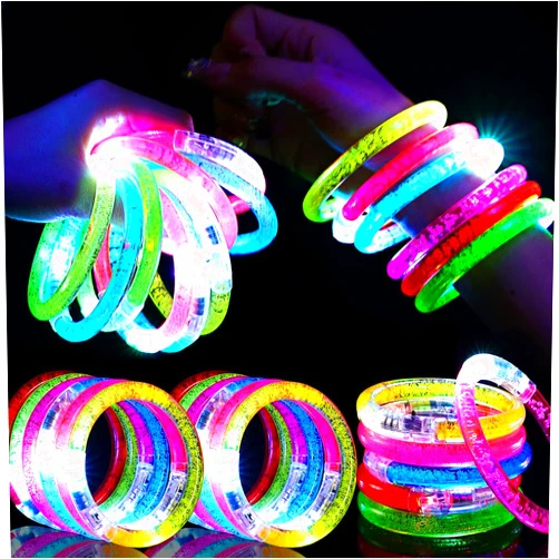 Mikulala 24Pcs Glow in the Dark Party Supplies for Kids/Adults, Flashing Light up Toys LED Bracelets Glow Sticks , Neon Christmas Party Favors Carnival Birthday Concert Party Games Gifts Accessory
