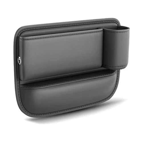 ZAMASS Car Seat Gaps Organiser for Toyota 4Runner RAV4 Hilux,Portable Car Front Seat Gap Filler,PU Leather Car Seat Storage Box for Wallet/Cards/Keys/Cellphones,Right