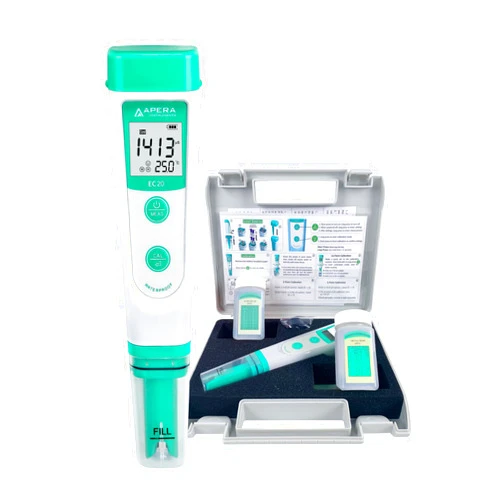 Apera Instruments Value Series EC20 Conductivity (EC) Pocket Tester Kit, ±1% F.S Accuracy in 0 to 20 mS/cm, BPB Sensor