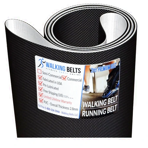 WALKINGBELTS Walking Belts LLC - Sole F80 (2013) Treadmill Walking Belt 2ply Premium + Free 1oz Lube