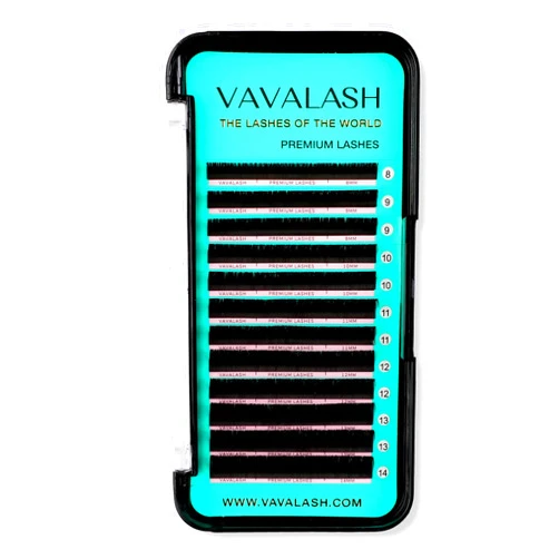 VAVALASH Eyelash Extensions 0.05 C CC D DD J B L Curl 8-14mm Lash Extensions Supplies Individual Lashes Premium Silk Volume & Classic Lash Soft Matte Dark Professional Eyelashes Extension (0.05-CC-8-14 Mixed)