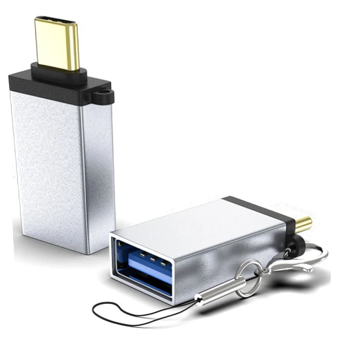 Acecene USB C to USB Adapter 2 Pack, USB-C Male to USB A 3.0 Female OTG Adapter, Type C Thunderbolt 4/3 Converter for iPhone 15 Pro Max, MacBook Pro Air, iMac, iPad, Microsoft Surface Go, Samsung S24 S23 S22