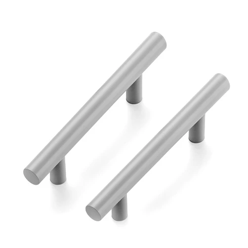 Ravinte 30 Pack | 5 Inch Cabinet Pulls Grey Stainless Steel Kitchen Drawer Pulls Cabinet Handles 5 InchLength, 3 Inch Hole Center